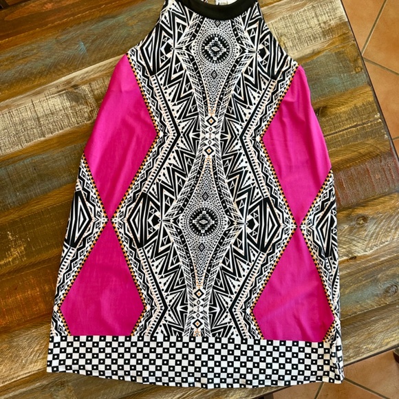 Pink & Black Sun Dress - Excellent Condition!! - Picture 2 of 9